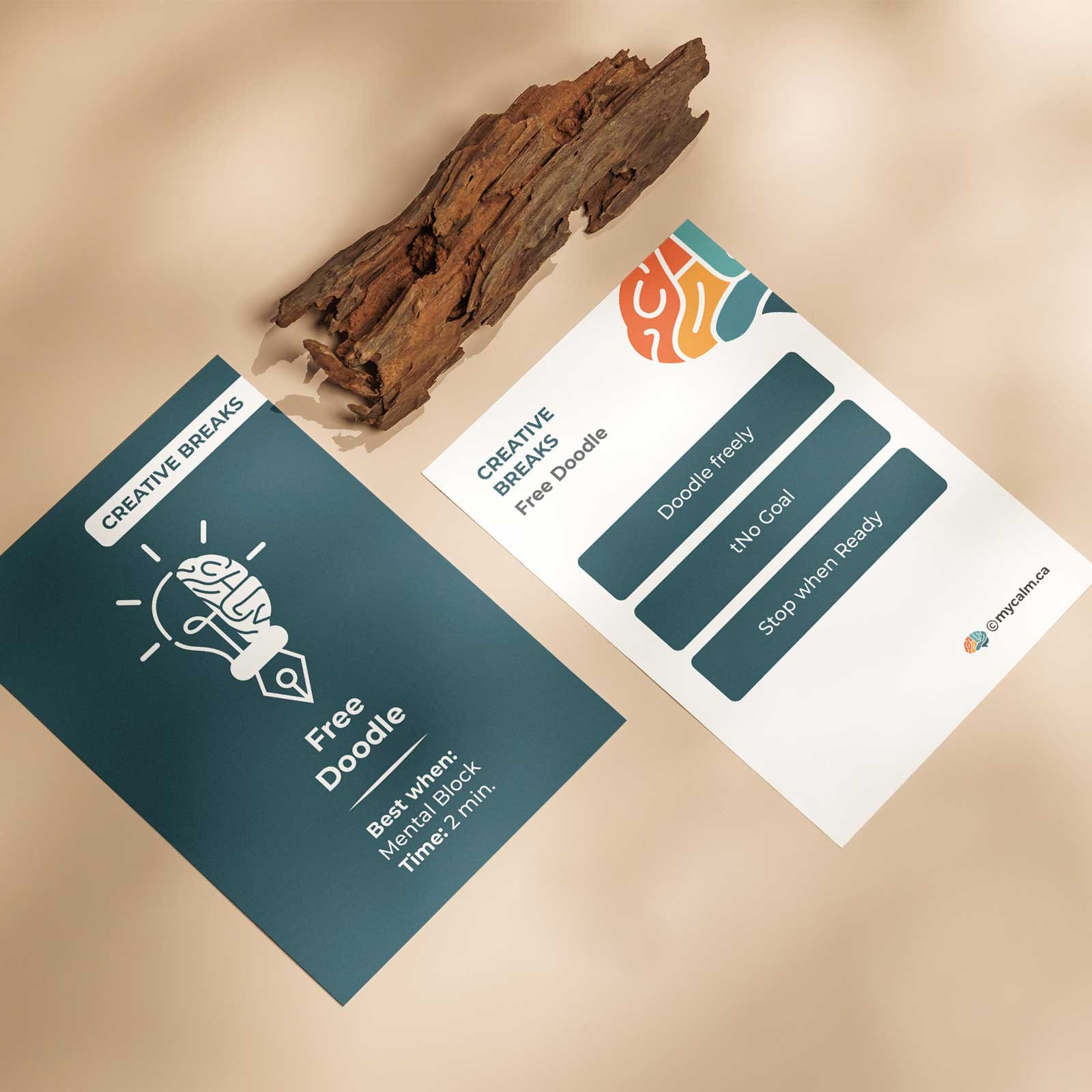DBT Cards design for CALM
